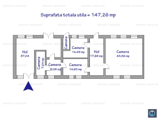 Spatiu  birouri de vanzare, zona Ultracentral, 147,26 mp