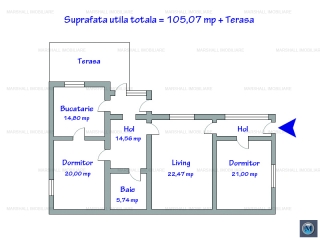 Casa cu 5 camere de vanzare, zona Central, 164 mp