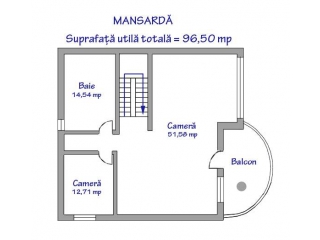Vila cu 6 camere de inchiriat, zona Albert, 280 mp
