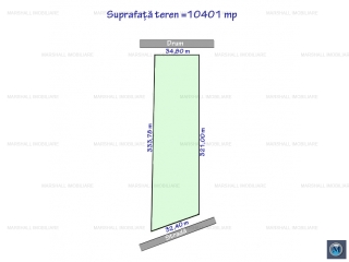 Teren intravilan de vanzare, zona Albert, 10401 mp